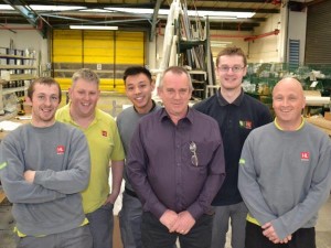 Alan Baxter and the Liniar roof team