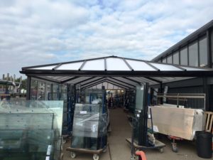 BSW brings merchandise into its new glazed extension